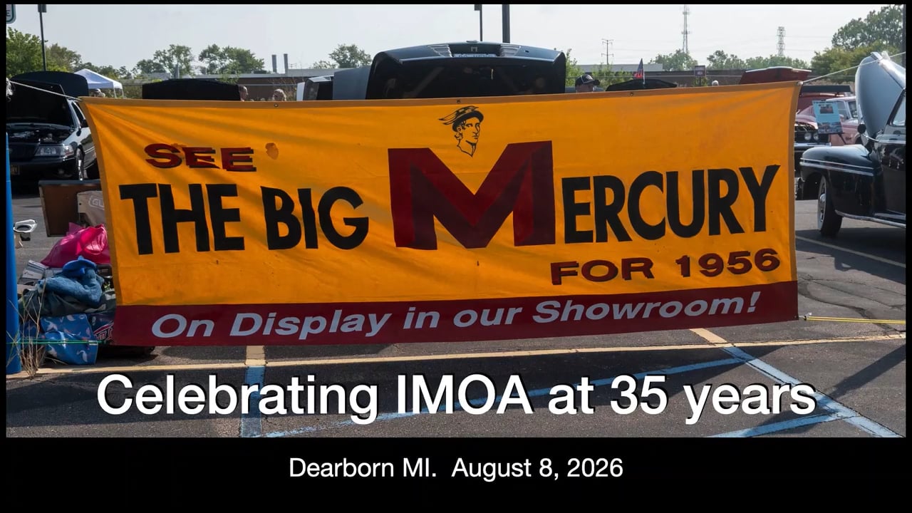 The International Mercury Owners Association Annual Show - Antique Automobiles