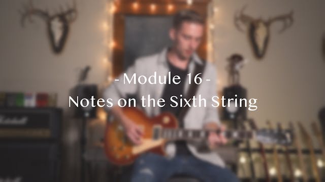 Module 16: Notes on the Sixth String