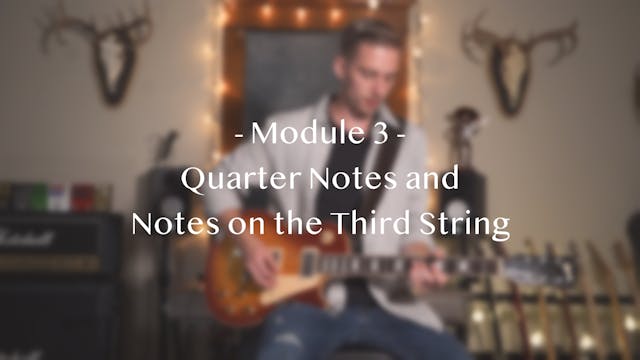 Module 3: Quarter Notes and Notes on ...