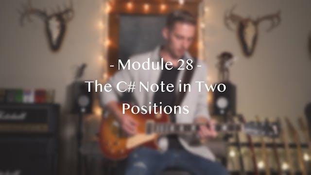 Module 28: The C# Note in Two Positions