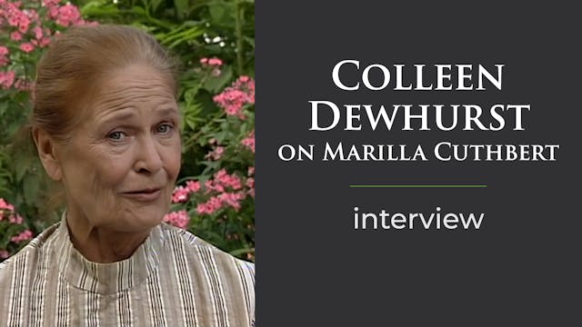 Colleen Dewhurst on Marilla Cuthbert
