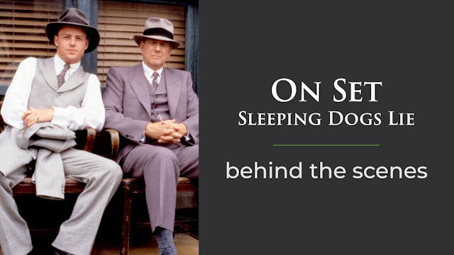 Sleeping Dogs Lie On Set