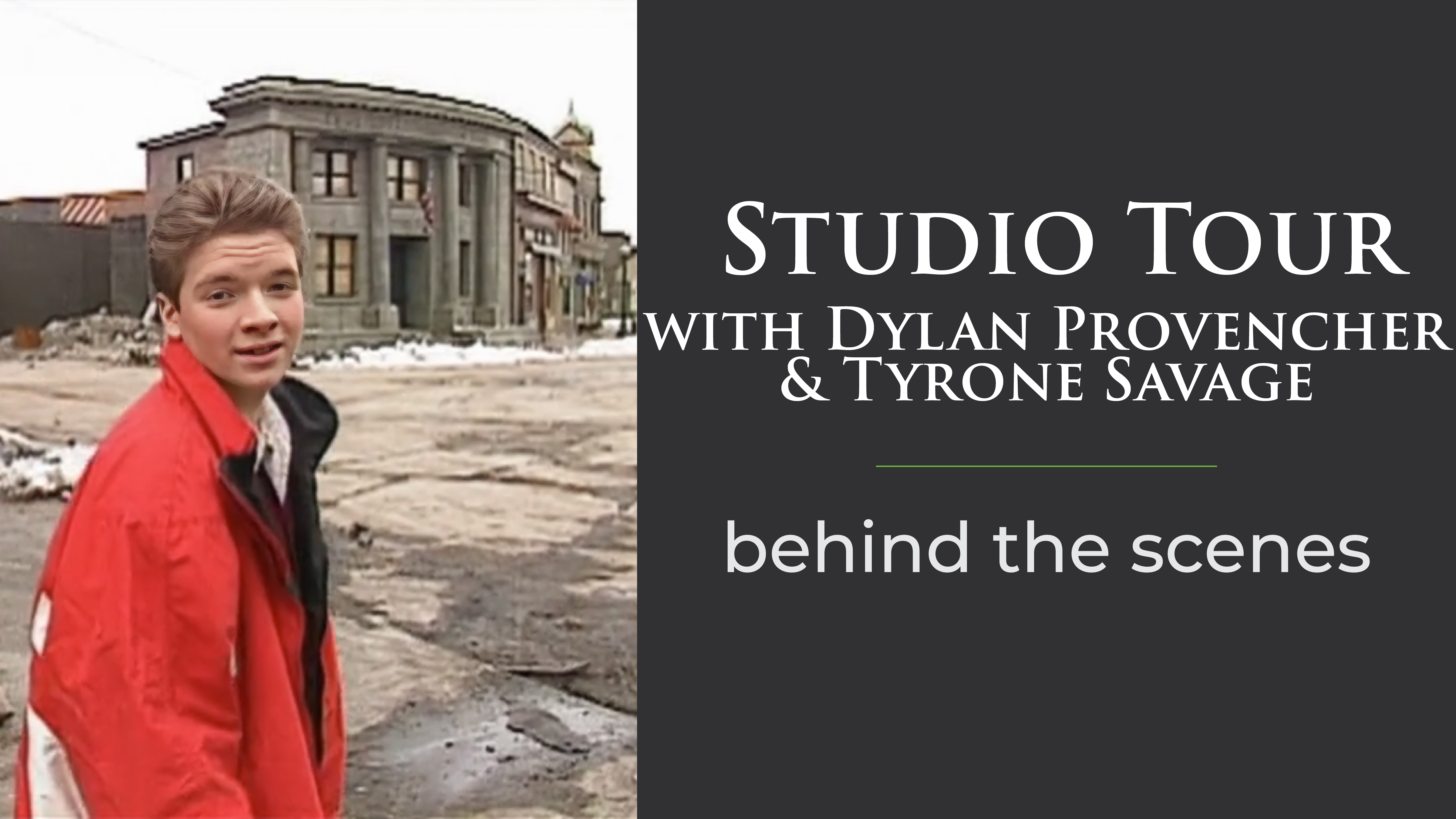  Studio Tour with Dylan Provencher & Tyrone Savage
