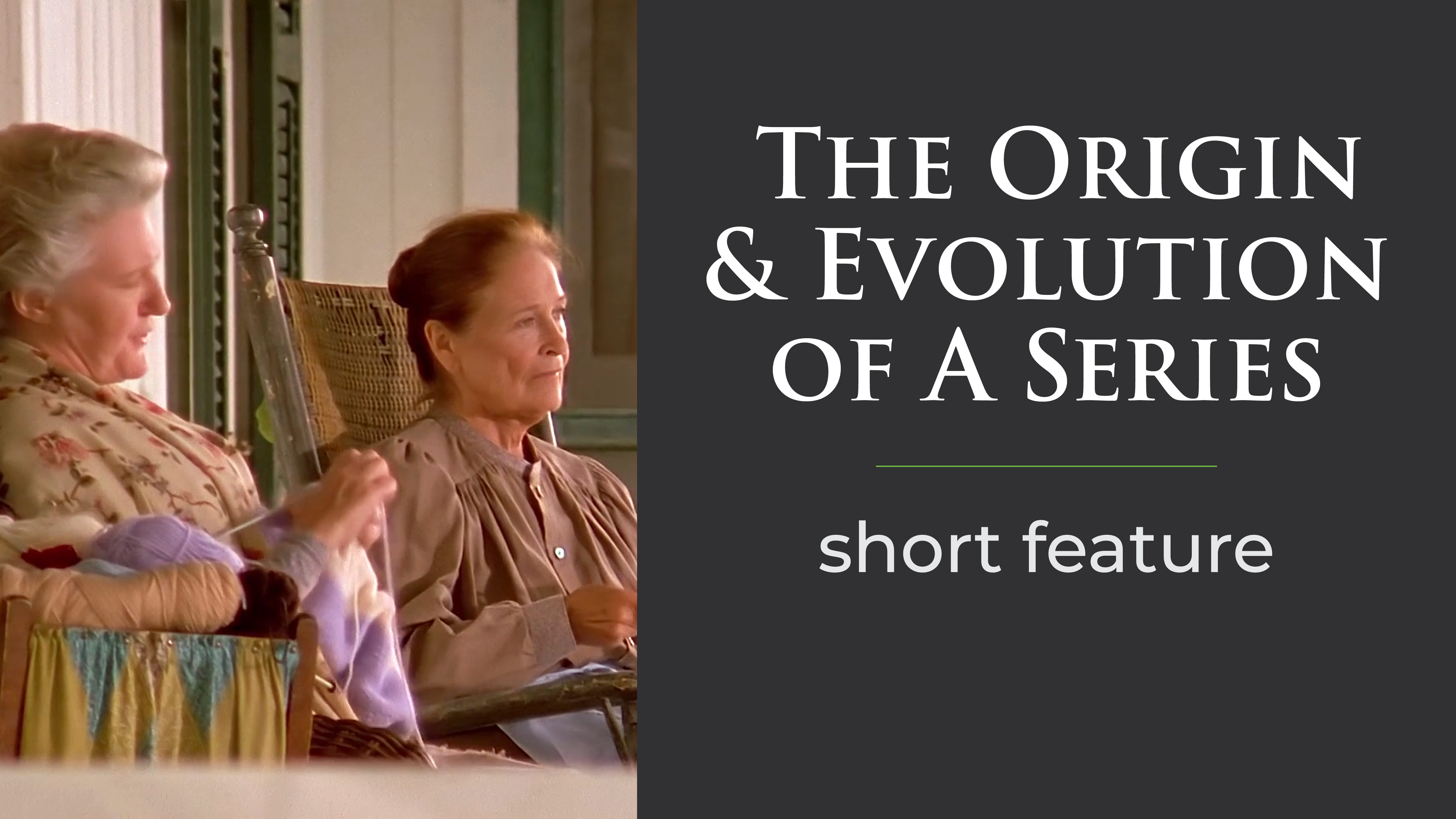  The Origin and Evolution of A Series 