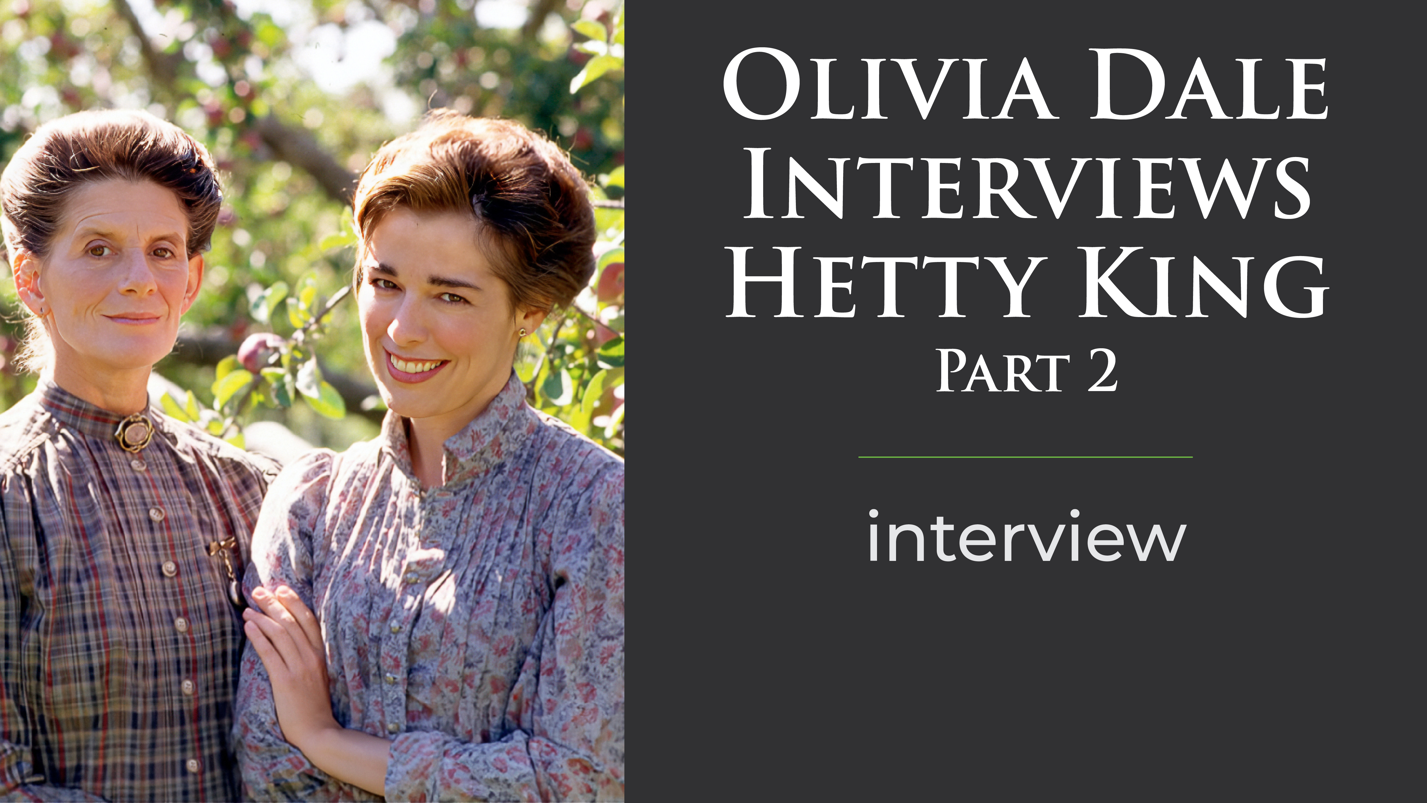 Olivia Dales Candidly Interviews Hetty King Part 2