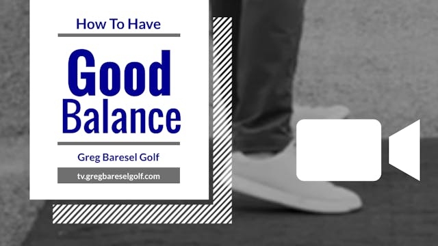 How To Have Good Balance