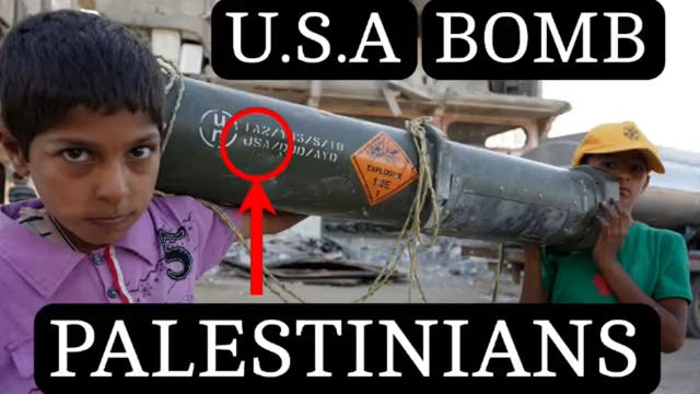 U.S BOMB PALESTINIANS