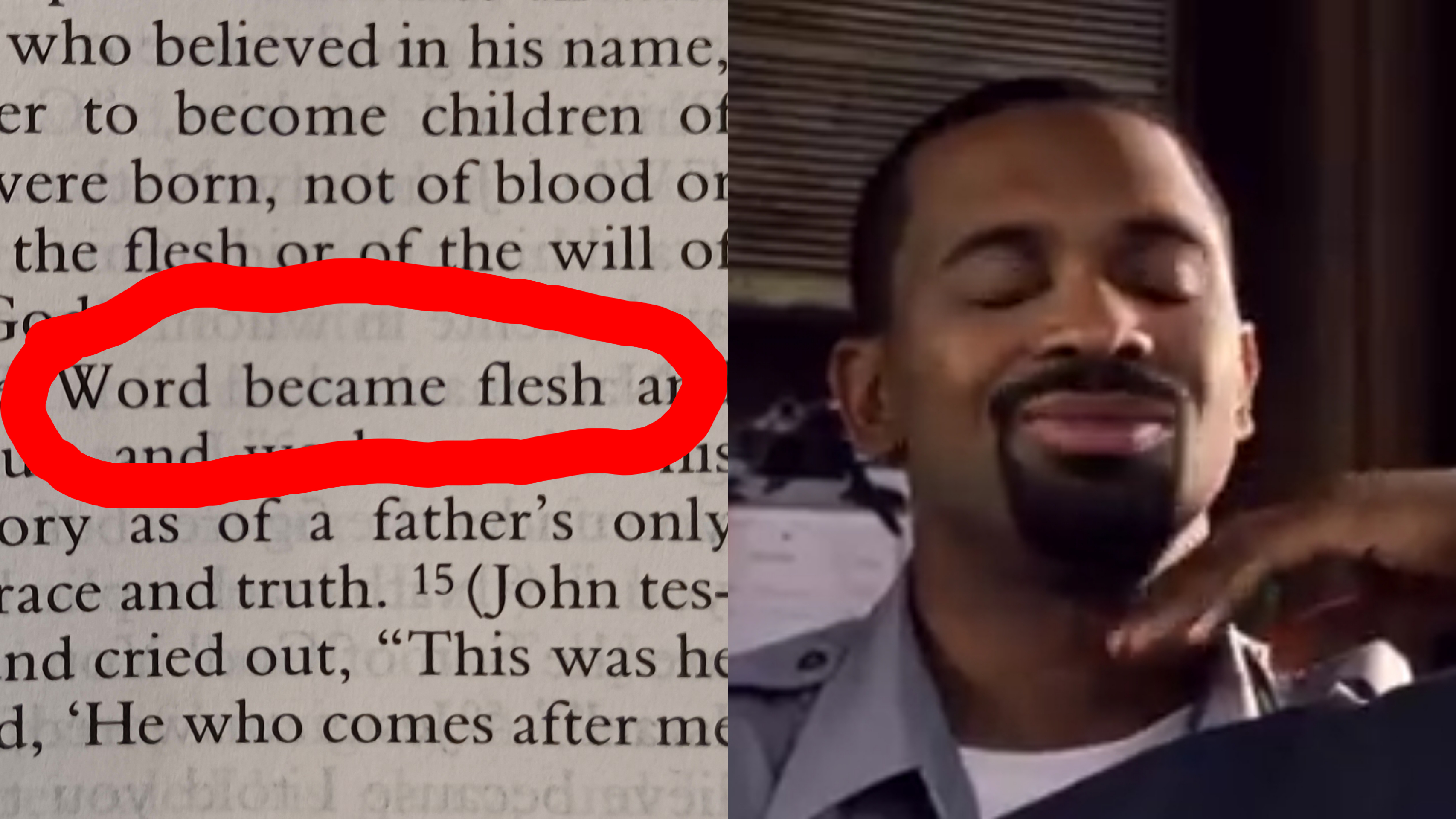 THE WORD WOULD NEVER BECOME FLESH 📚🎯