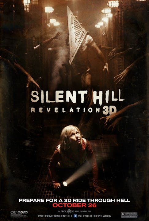 Включи сайлент хилл. Постер фильма Silent Hill 2:Revelation. Сайлент Хилл фильм Постер.