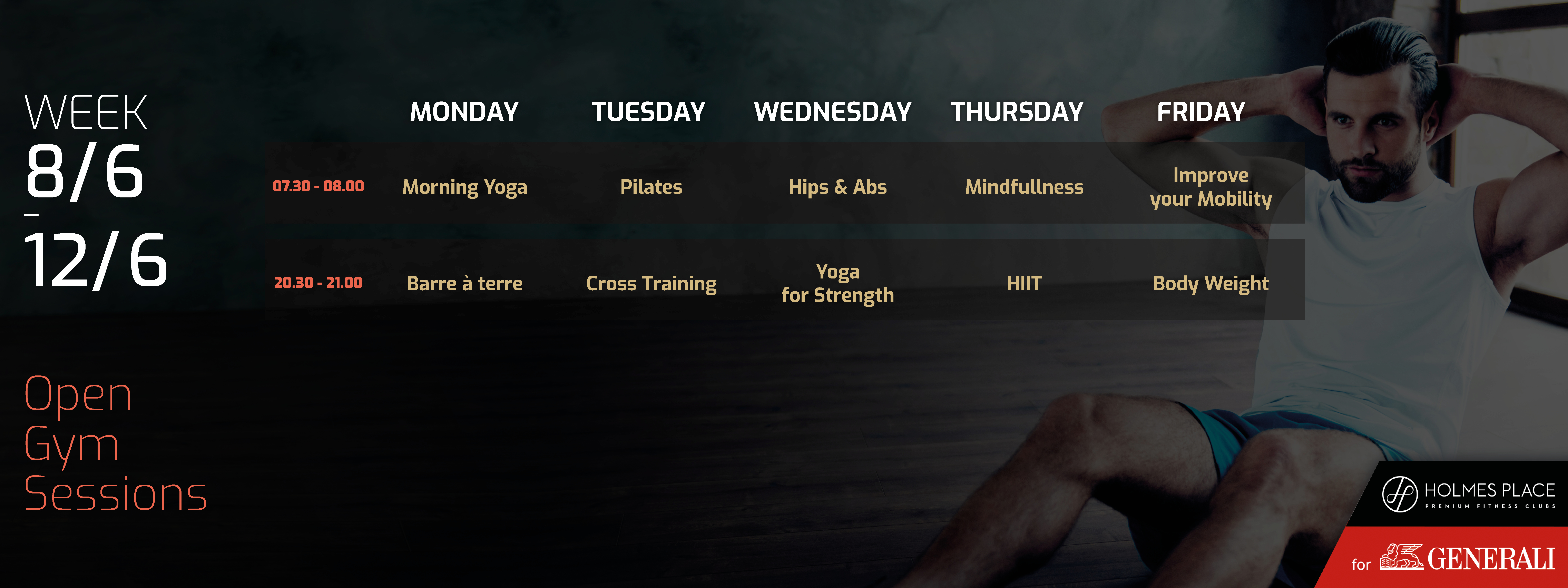 Πρόγραμμα Open Gym Sessions