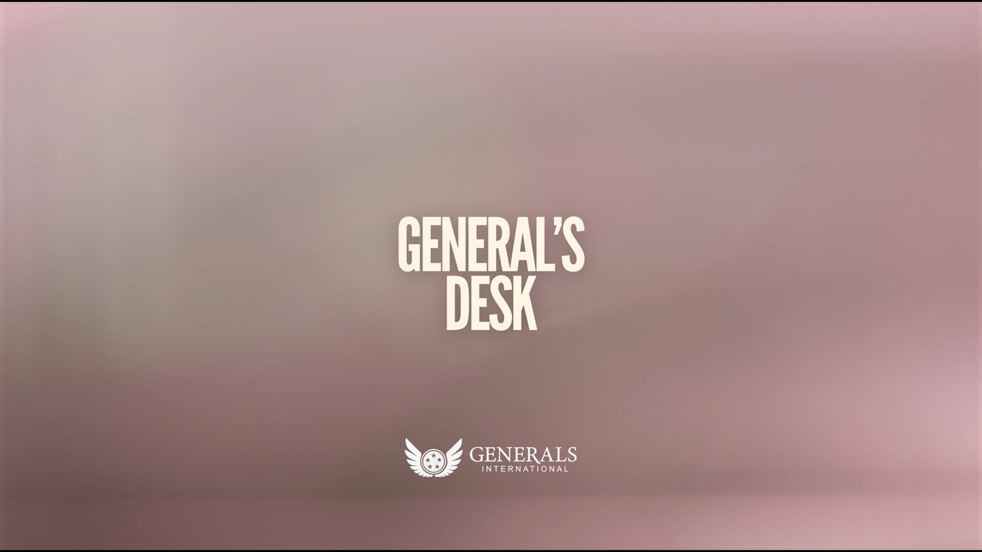 General's Desk- Prophetic Word For Venezuela