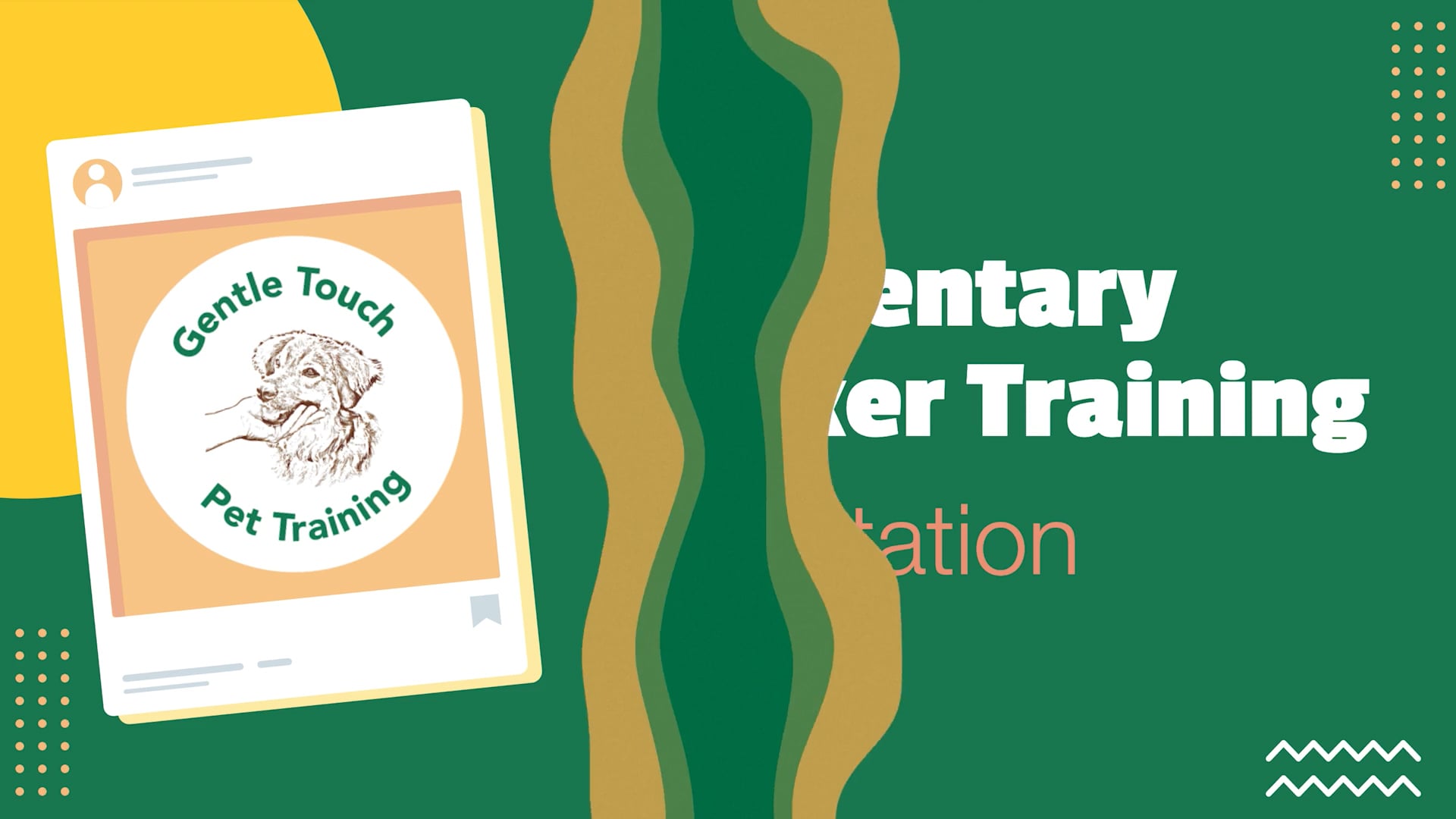 Gentle Touch Pet Training