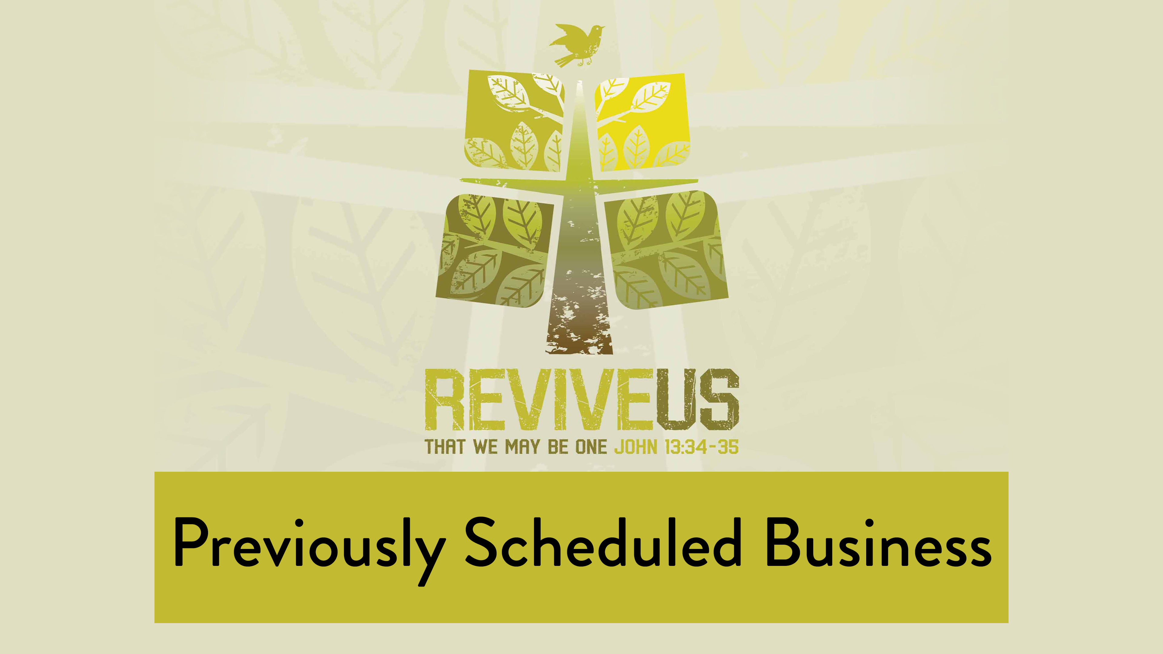 SBC13 | 37 - Previously Scheduled Business