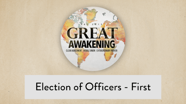 SBC15 | 20 - Election of Officers - F...