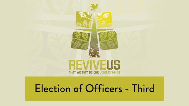 SBC13 | 27 - Election of Officers - Third