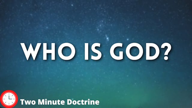 Who is God? PT1