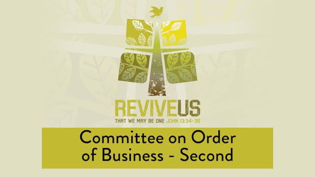 SBC13 | 10 - Committee on Order of Bu...
