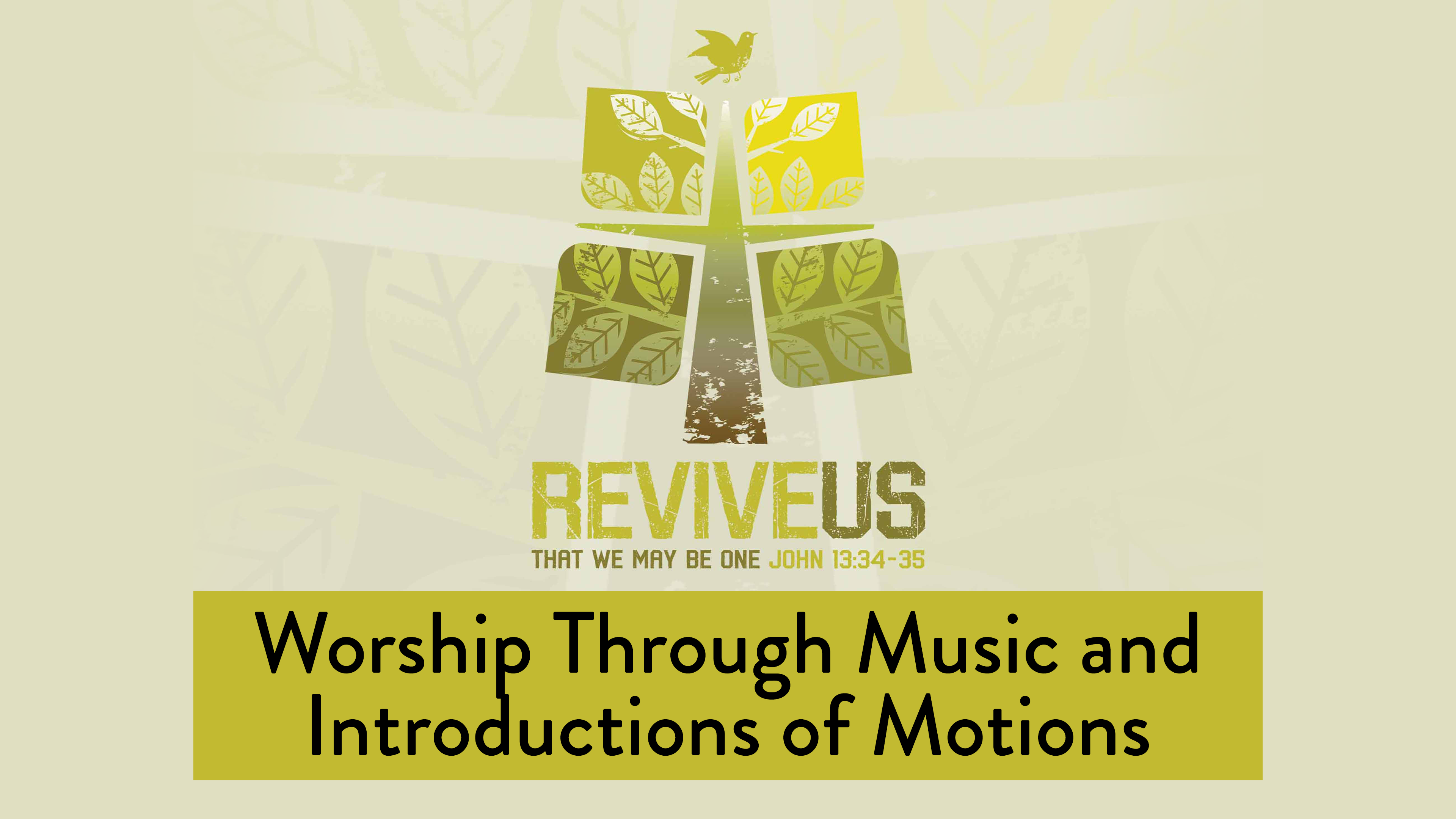 SBC13 | 2 - Worship Through Music and Introductions of Motions