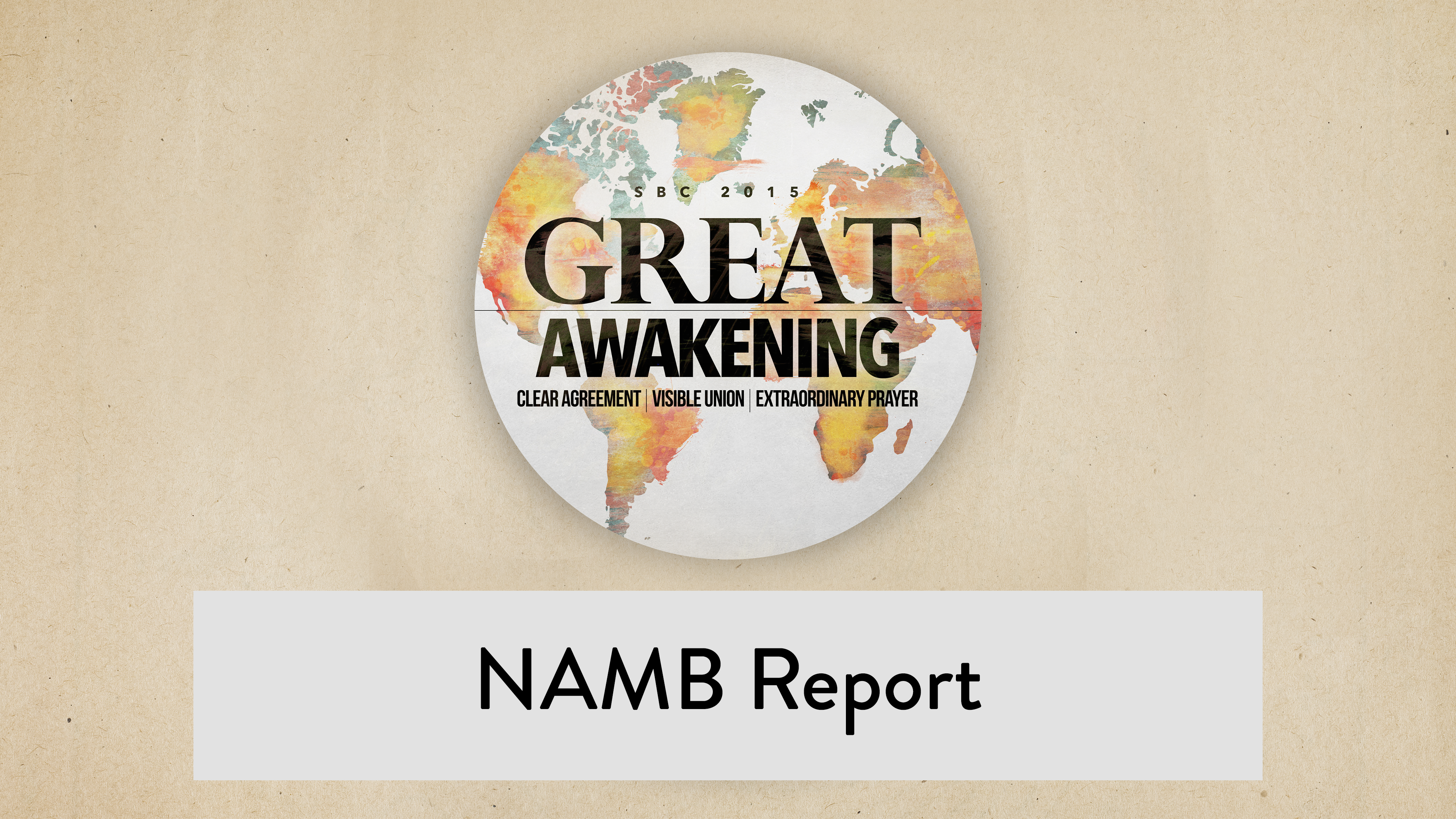 SBC15 | 43 - NAMB Report