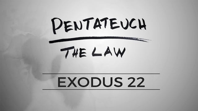 The Pentateuch - Lesson 39