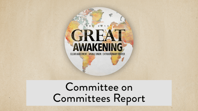 SBC15 | 23 - Committee on Committees Report