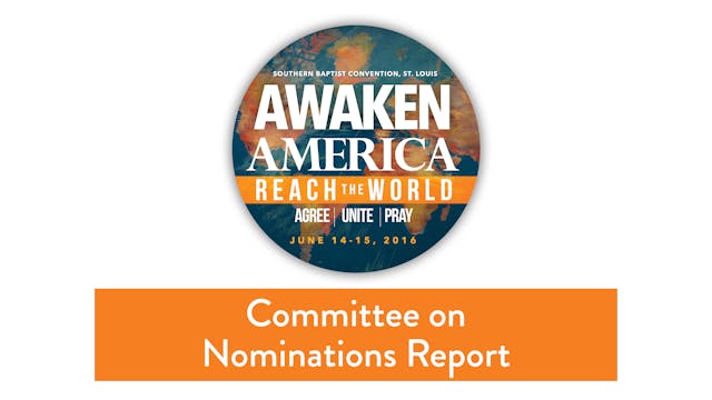 SBC16 | 22 - Committee on Nominations...