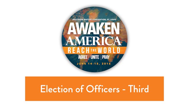 SBC16 | 26 - Election of Officers - T...