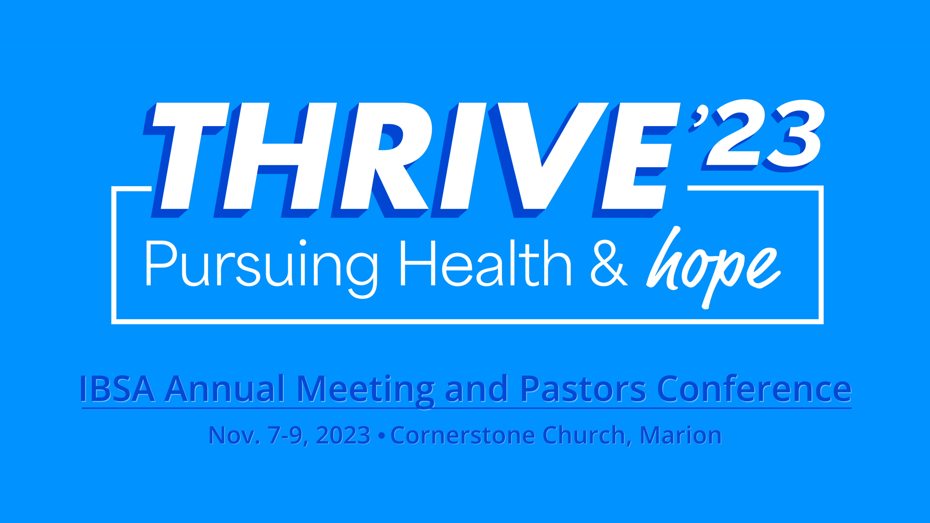 Illinois Baptist State Association - Pastors Conference Session 1 - Part 2