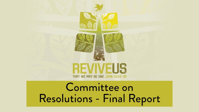 SBC13 | 43 - Committee on Resolutions - Final Report