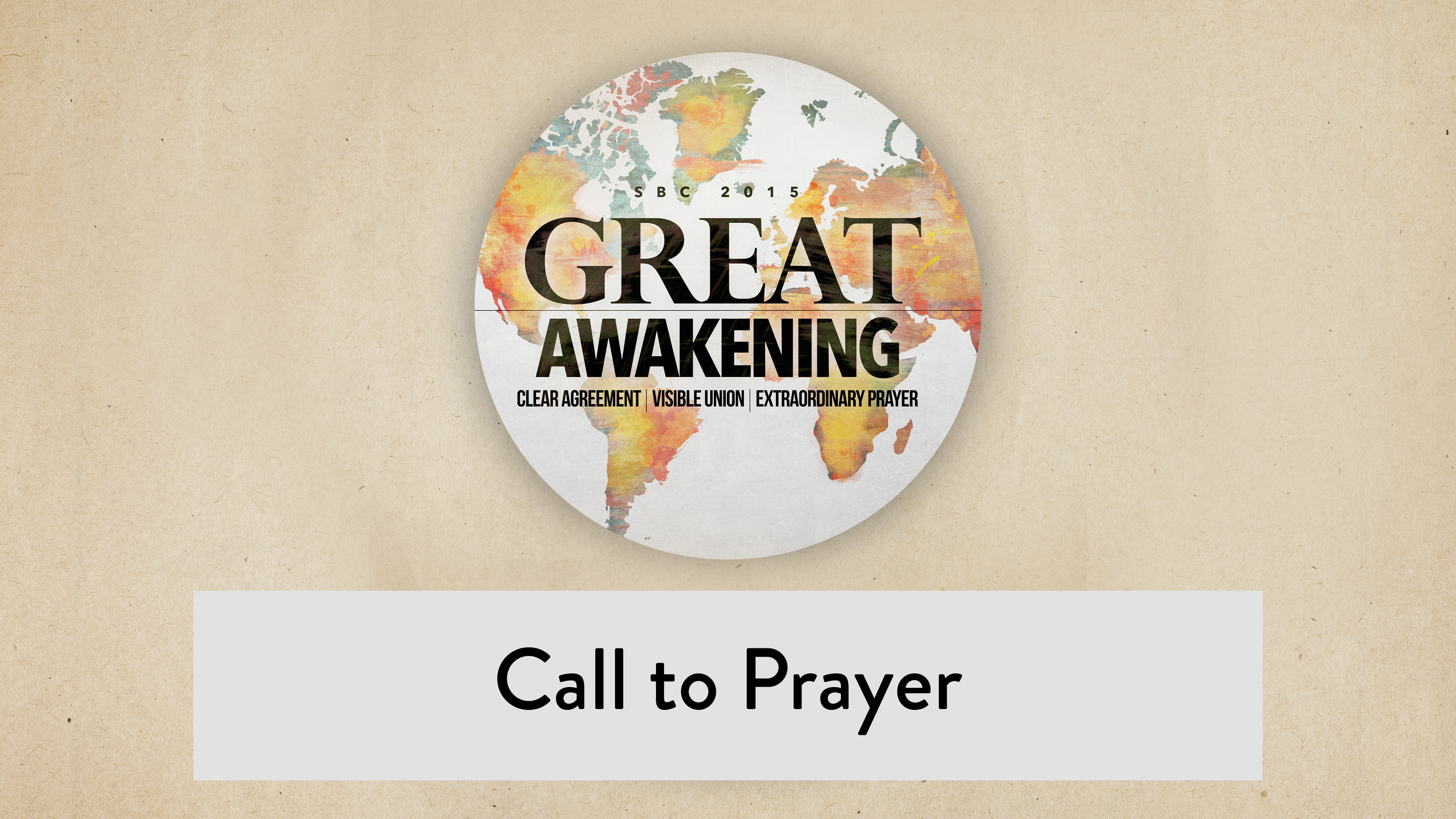 SBC15 | 34 - Call to Prayer