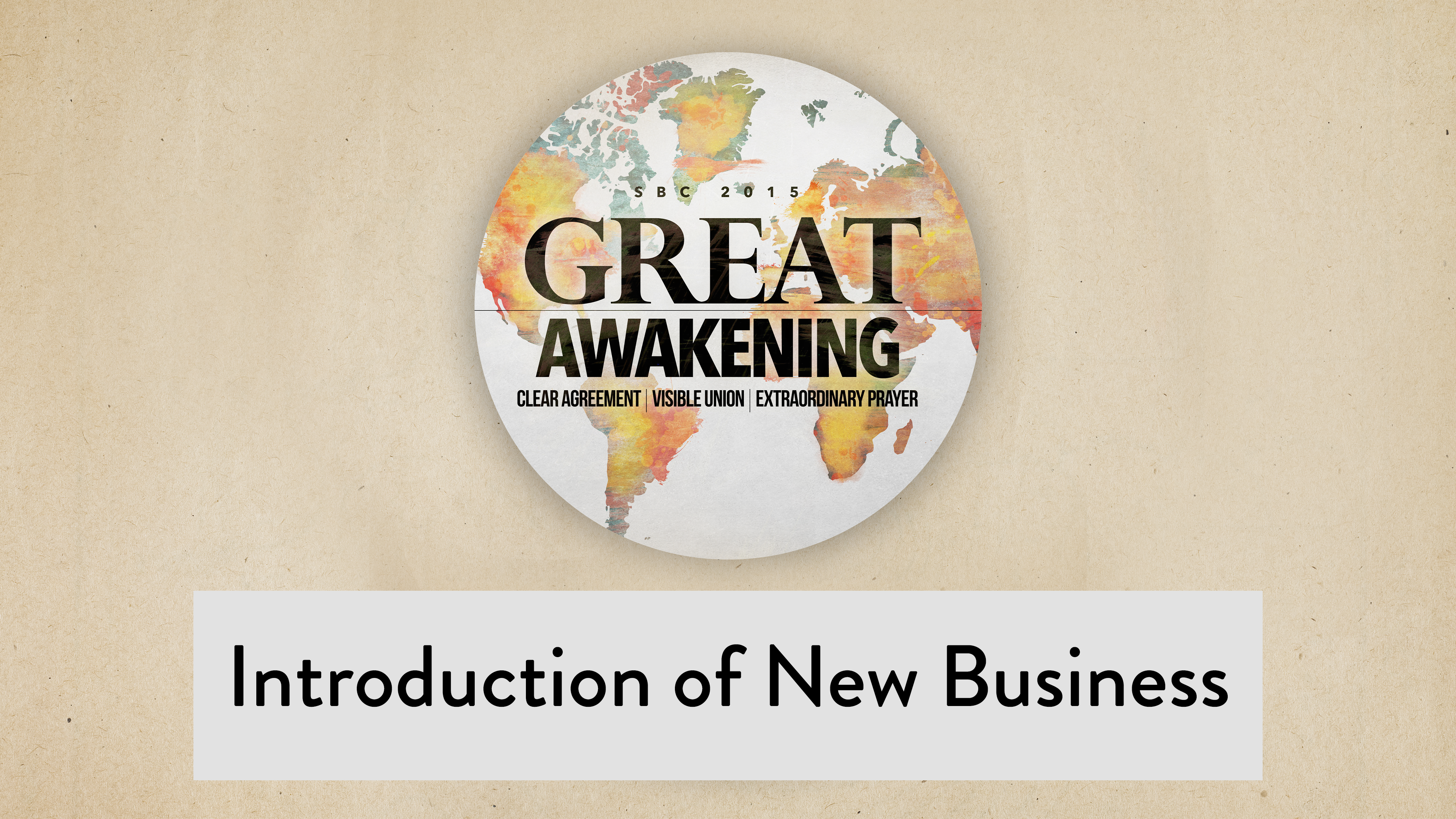 SBC15 | 17 -  Introduction of New Business