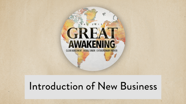 SBC15 | 17 -  Introduction of New Business