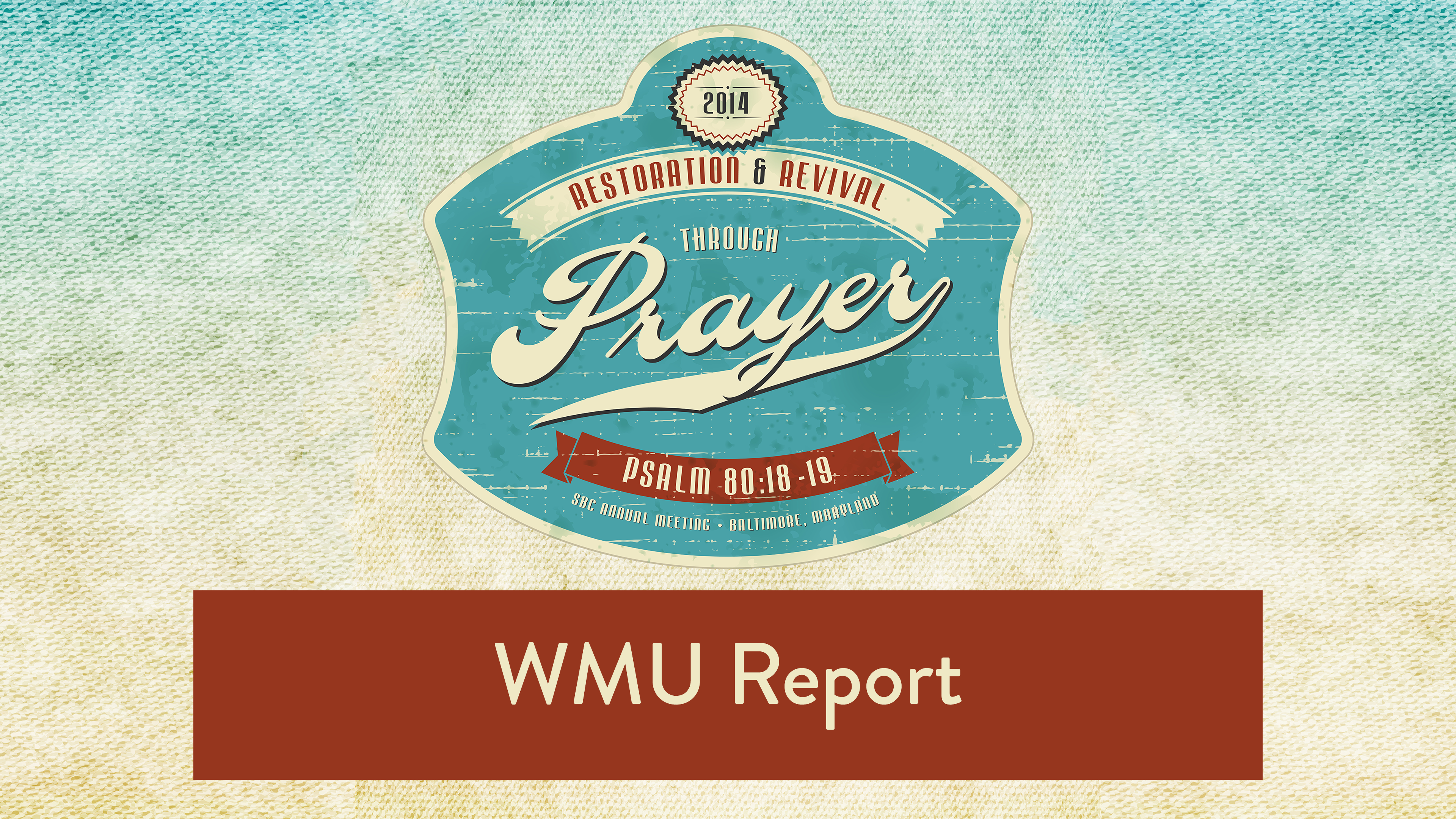 SBC14 | 52 - WMU Report