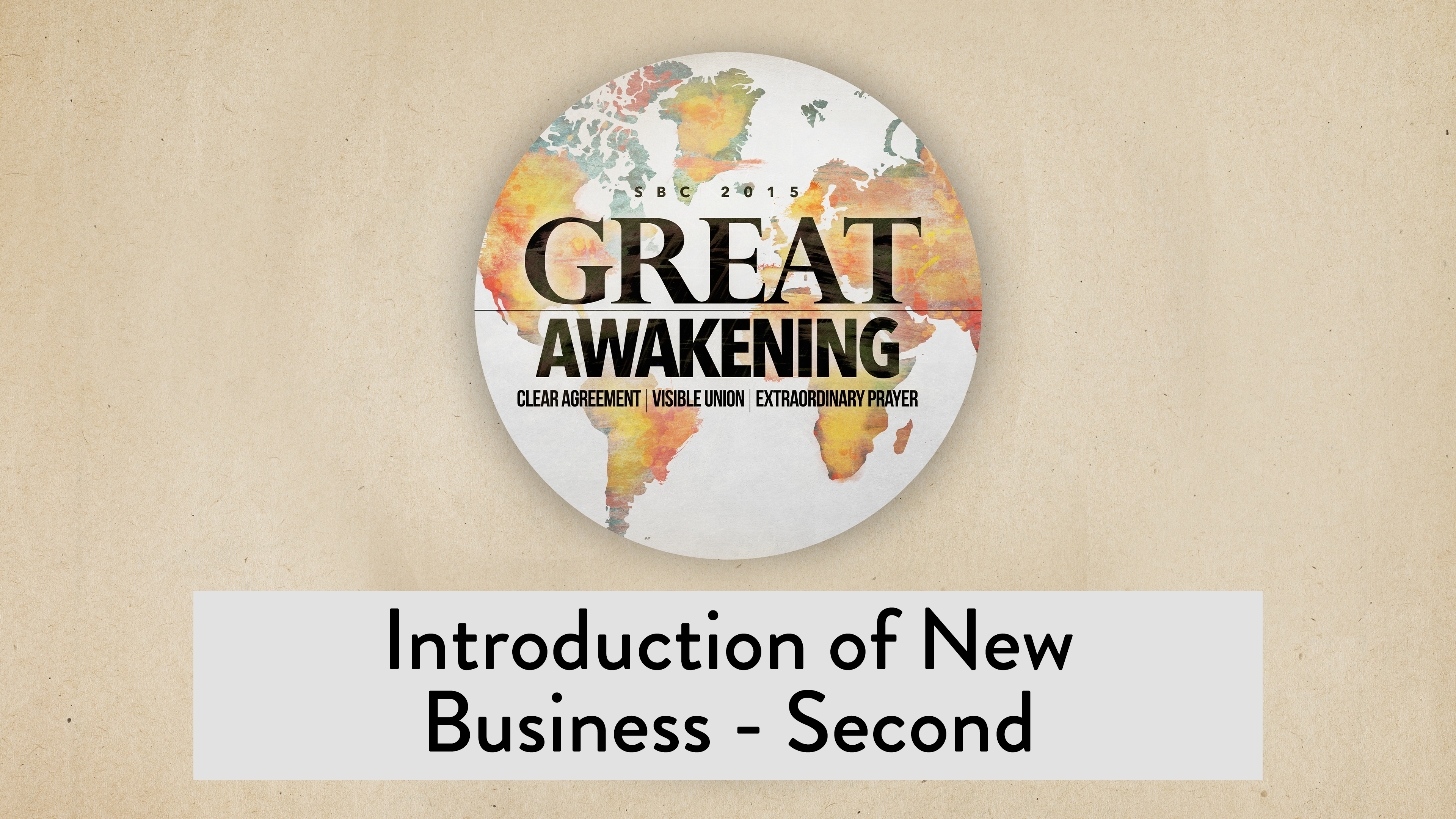 SBC15 | 22 - Introduction of New Business - Second