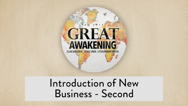 SBC15 | 22 - Introduction of New Business - Second