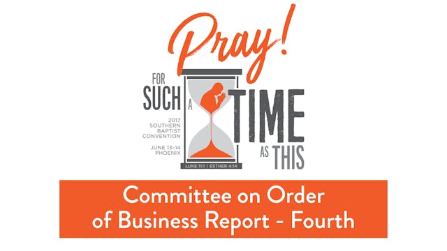 SBC17 | 28 - Committee on Order of Bu...