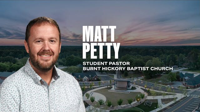 MATT PETTY SERMON