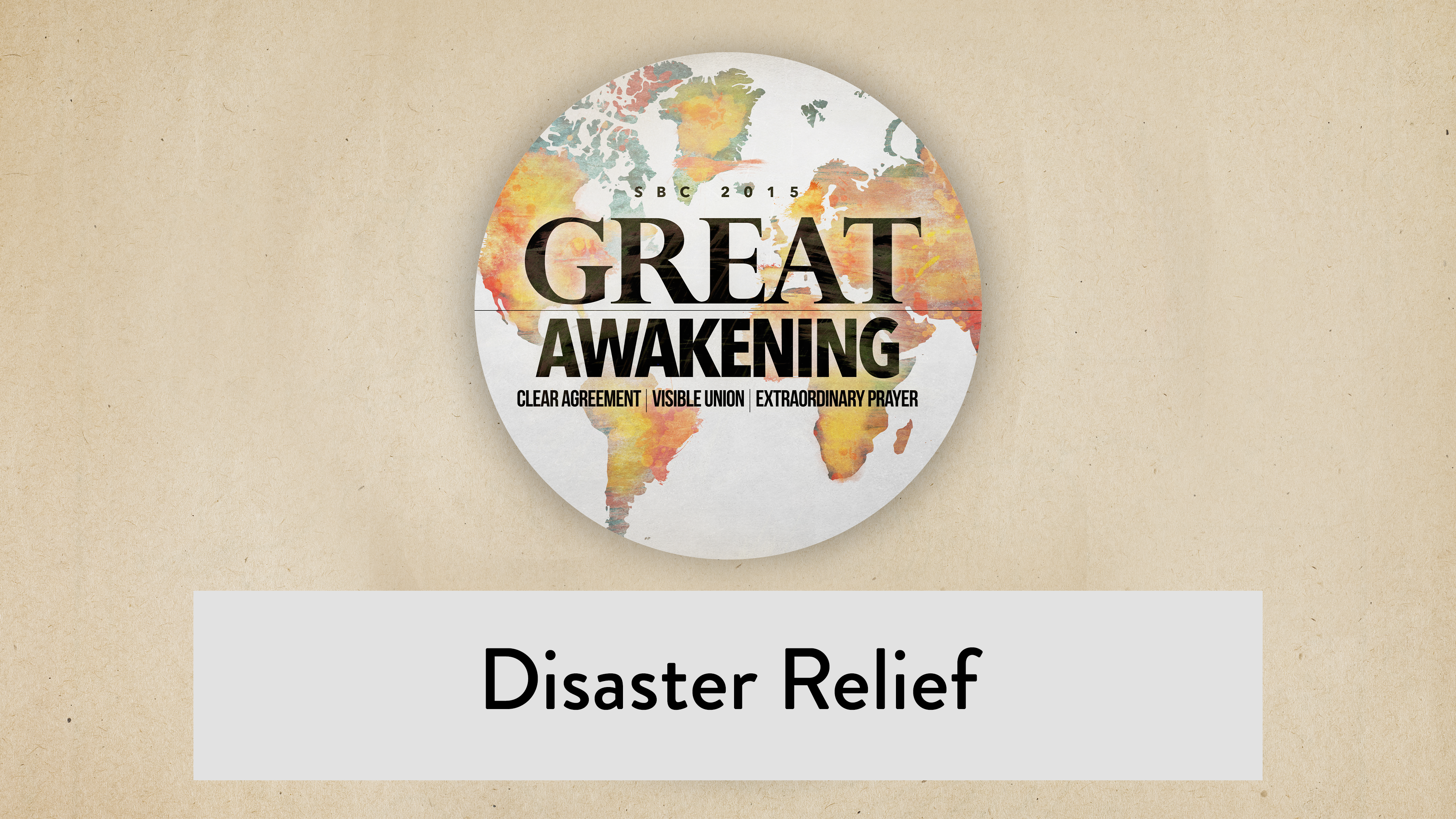SBC15 | 42 - Disaster Relief