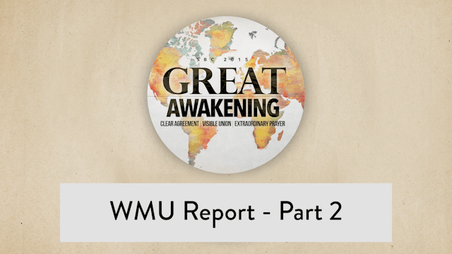 SBC15 | 41 - WMU Report - Part 2