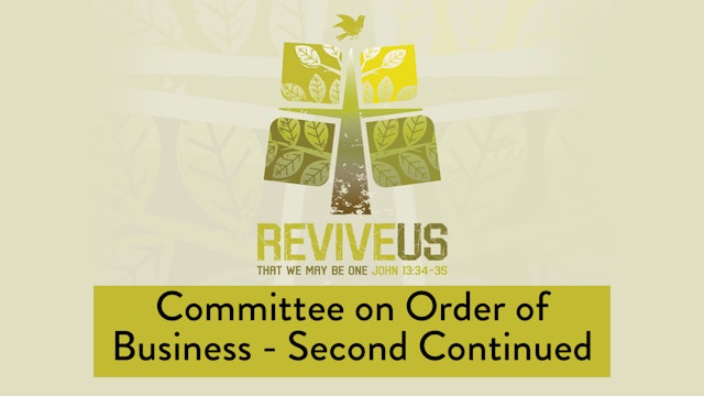 SBC13 | 11 - Committee on Order of Business - Second Continued