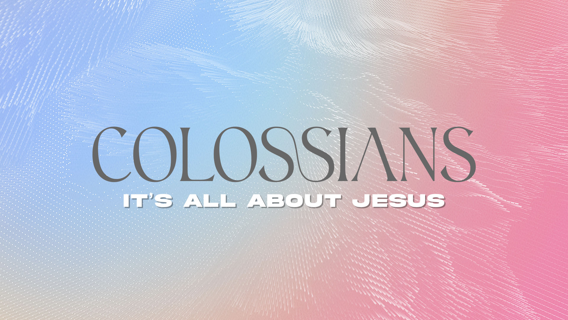 It’s All about Jesus