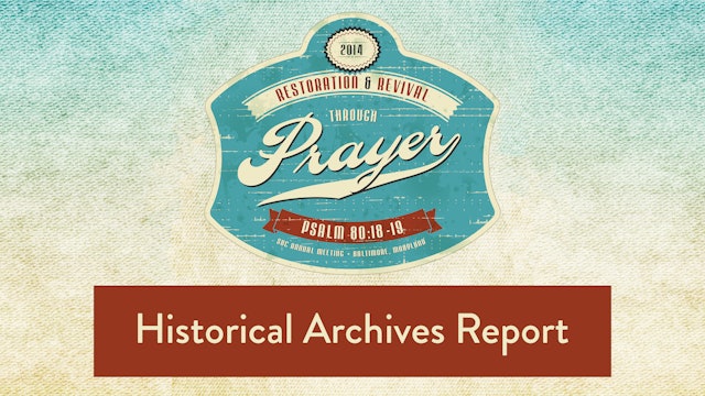 SBC14 | 9 - Historical Archives Report