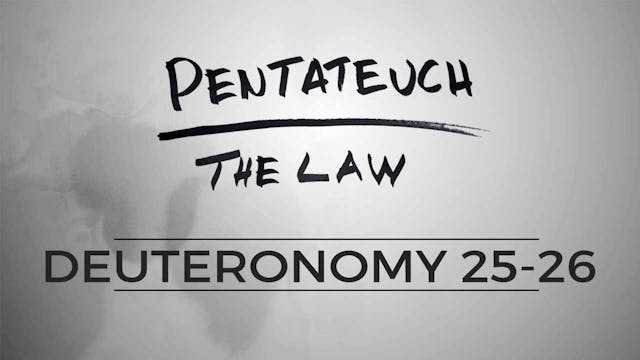 The Pentateuch - Lesson 105