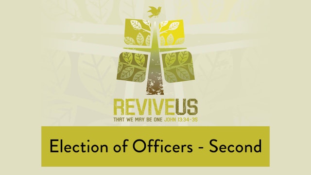 SBC13 | 17 - Election of Officers - Second