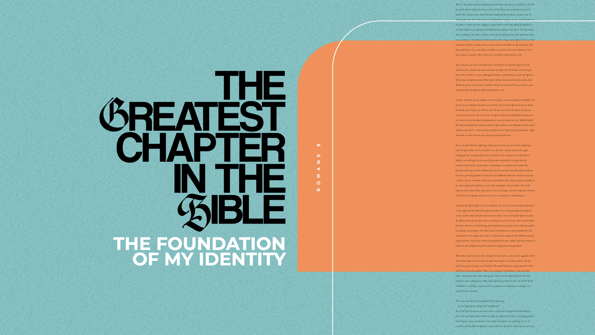 The Foundation of My Identity