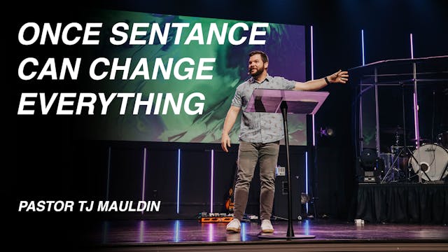 One Sentence Can Change Everything
