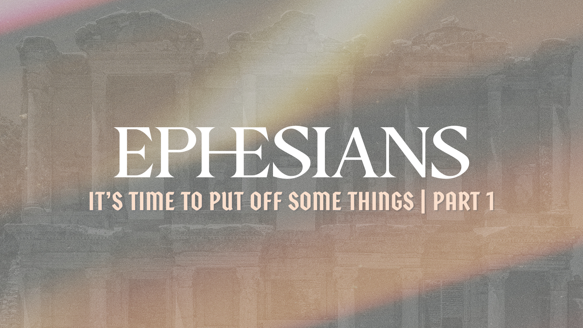 It’s Time to Put Off Some Things – Part 1