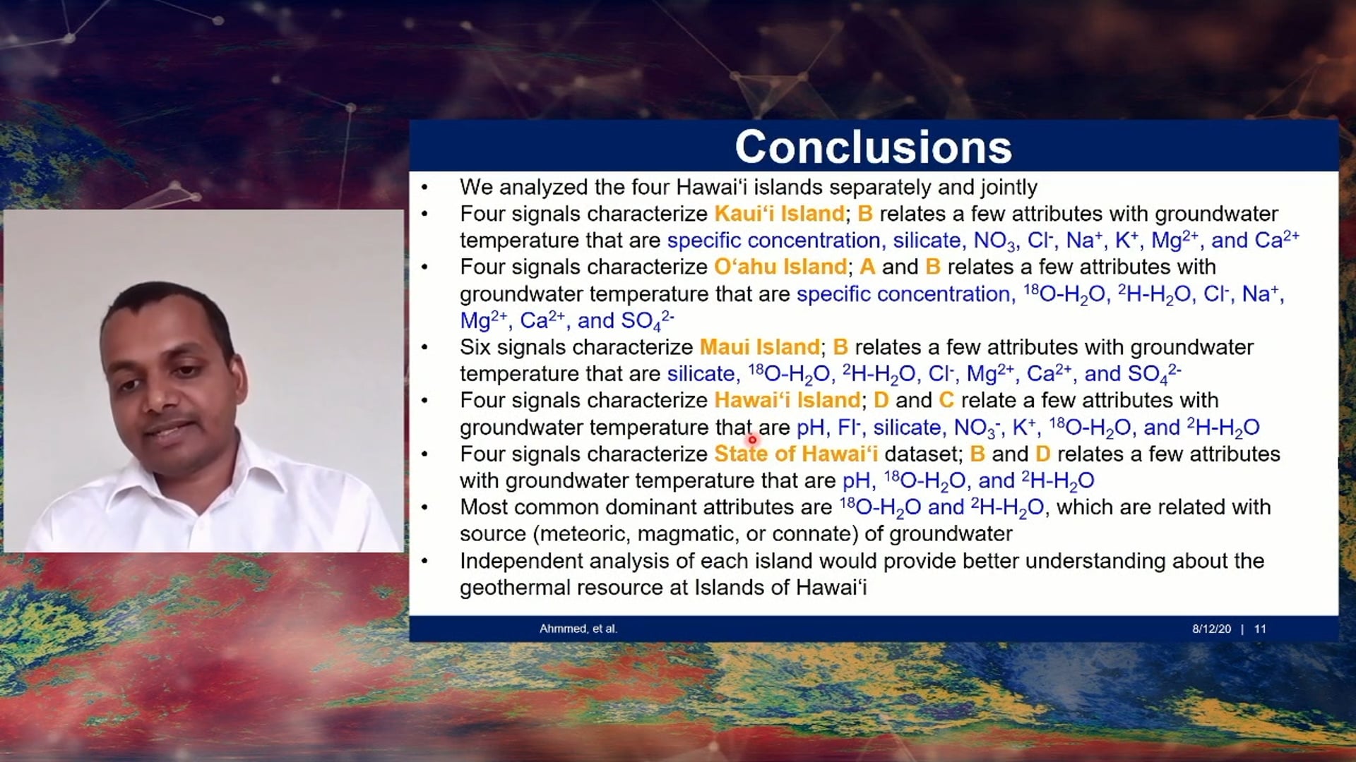 Unsupervised Machine Learning To Extract Dominant Geothermal Attributes