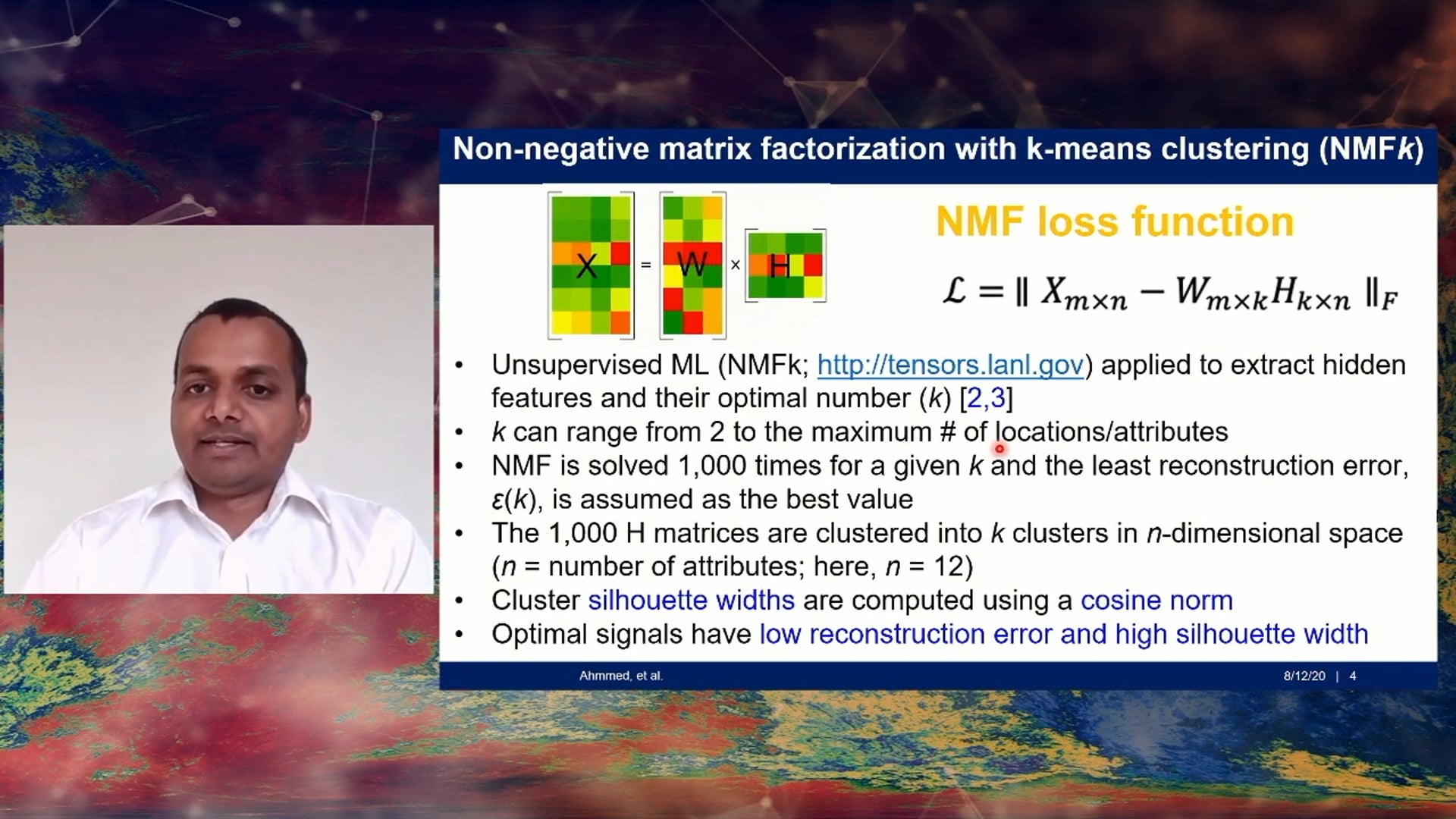 Non-negative Matrix Factorization to Discover Dominant Attributes In FORGE Data