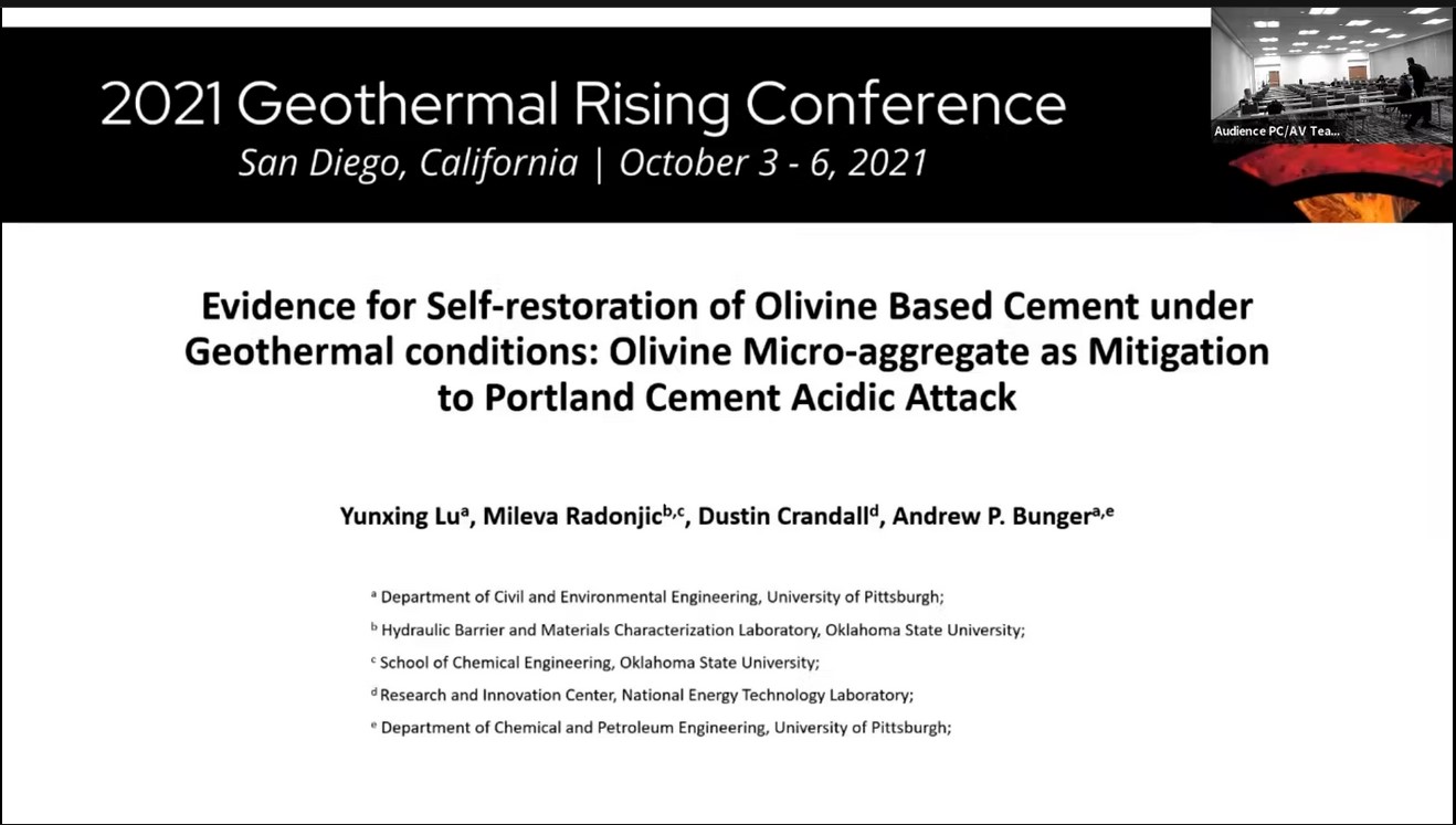 GRC 2021 Cost Effective Materials Session Part 2